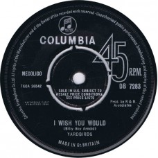 YARDBIRDS I Wish You Would / A Certain Girl (Columbia DB 7283) UK 1964 45