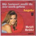 HEIDI BRÜHL lot of 7 original 7" 45RPM singles w/PS: made in Germany