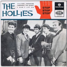 HOLLIES Stop Stop Stop / It's You / Running Through The Night / I Can't Let Go (Parlophone LMEP 1253) Portugal 1967 PS EP
