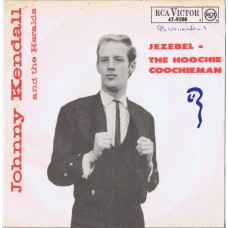 JOHNNY KENDALL AND THE HERALDS The Hoochie Coochie Man / Jezebel (RCA 47-9588) Germany 1964 PS 45 (Nederbeat)