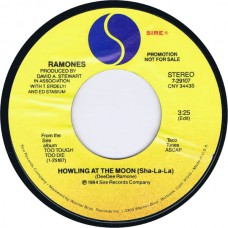 RAMONES Howling At The Moon (Sha-La-La) / same side (Sire 7-29107) USA 1985 promo-only 45