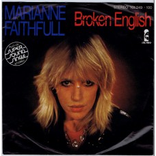MARIANNE FAITHFULL Broken English (Island 101249) Germany 1979 PS 45