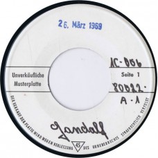GANDALF Golden Earrings / Never Too Far (Capitol 80022) Germany 1969 white label test-pressing 45