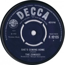 ZOMBIES She's Coming Home / I Must Move (Decca F.12125) UK 1965 45