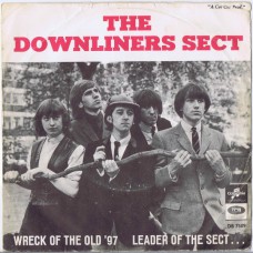 DOWNLINERS SECT Wreck Of The Old '97 / Leader Of The Sect (Columbia DB 7509) Sweden 1965 PS 45
