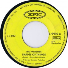 YARDBIRDS Shapes Of Things / Pafff.... Bum (Epic 5-9910) Germany 1966 45