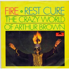 CRAZY WORLD OF ARTHUR BROWN Fire (Polydor 59215) Germany 1968 PS 45