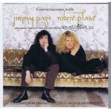 JIMMY PAGE, ROBERT PLANT Conversations With: Plus Music From No Quarter (Atlantic PRCD 5987-2) USA 1994 Promo only sampler CD