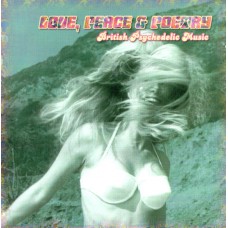 Various LOVE, PEACE & POETRY (British Psychedelic Music) (Q.D.K. Media CD 041) Germany 2001 CD