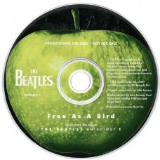 BEATLES Free As A Bird (Apple CDFREEDJ 1) UK One Track 1995 PROMO CD