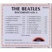 BEATLES Documents Vol.3 (Document DR 029) Luxembourg 1989 demo CD