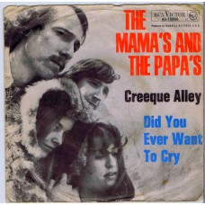 MAMAS AND THE PAPAS Creeque Alley / Did You Ever Want To Cry (RCA 15006) Germany 1967 PS 45