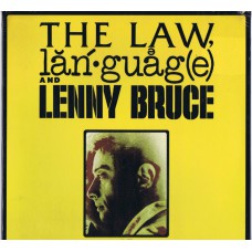 LENNY BRUCE The Law, Language and Lenny Bruce (Warner Bros 0698) USA 1974 LP