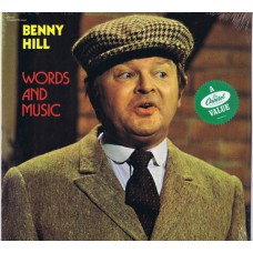 BENNY HILL Words and Music (Capitol SN 16139) USA 1980 re-issue of 1971 LP