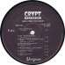 Various BACK FROM THE GRAVE Vol.1 (Crypt CR 66001) France 1984 LP