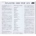 Various ‎ATLANTIC DOO WOP 50'S (Atlantic P-6186A) Japan 1980 compilation LP (no OBI)