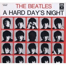 BEATLES A Hard Day's Night (Parlophone 3 C 062 - 04145) Italy 1976 reissue of 1964 LP