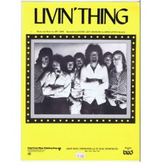 ELECTRIC LIGHT ORCHESTRA / ELO Livin' Thing (United Artists) USA 1976 Sheet Music  