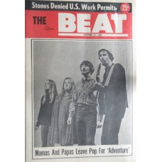 THE Edition BEAT October 21 1967 / bi-weekly US magazine (Mamas and Papas, Rolling Stones)