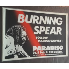 BURNING SPEAR - Paradiso Amsterdam 05-02-1981 original concert poster (43x61cm) 