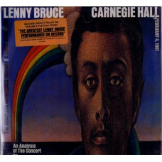 LENNY BRUCE Carnegie Hall (United Artists UAS 9800) USA 1972 3-LP set