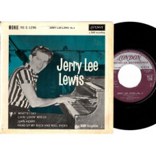 JERRY LEE LEWIS EP No.4: What'd I Say +3 (London) UK PS EP