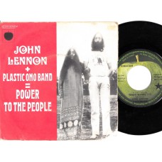 JOHN LENNON PLASTIC ONO BAND Power To The People / Open Your Box (Apple 04766) French PS 45