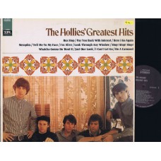 HOLLIES Greatest Hits (Imperial) USA 1967 LP