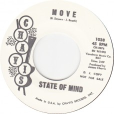 STATE OF MIND Move / If He Comes Back (Exact Repro of Chavis 1038) USA 45