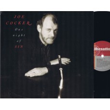 JOE COCKER One Night Of Sin (Capitol 105205-1) UK 1989 LP
