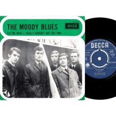 MOODY BLUES Fly Me High / Really Haven't Got The Time (Decca AT 15072) Holland 1967 PS 45