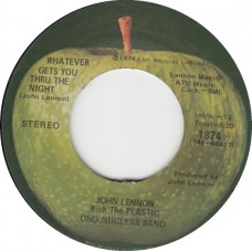 JOHN LENNON Whatever Gets You Thru The Night (Apple 1874) USA 1974 cs 45