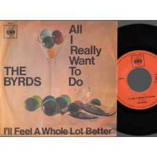 BYRDS All I Really Want To Do / I Feel A Whole Lot Better (CBS 1947) Germany 1965 PS 45