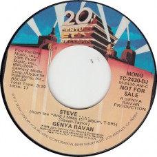 GENYA RAVAN Steve.. / Mono/Stereo (20th Century Fox) USA 1979 Promo 45