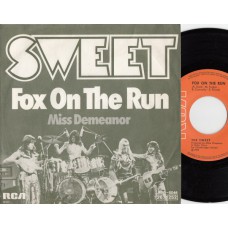 SWEET Fox On The Run (RCA) Germany 1976 PS 45
