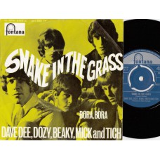 DAVE DEE DOZY BEAKY MICK AND TICH Snake In The Grass / Bore Bora (Philips 267939) Holland 1969 PS 45