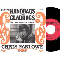 CHRIS FARLOWE Handbags and Gladrags / Everyone Makes A Mistake (Immediate IMF502) French 1967 PS 45