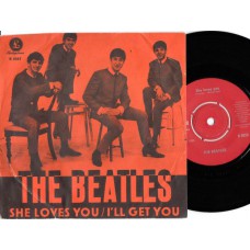 BEATLES She Loves You / I'll Get You (Parlophone R 5055) Sweden 1963 PS 45