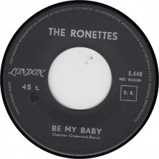 RONETTES Be My Baby (London 5448) France 1963 45