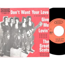 GREAT SCOTS Don't Want You Love (Epic) Holland 1965 PS 45