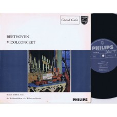Beethoven HERMAN KREBBERS / ROGIER VAN OTTERLOO / Residentie Orkest - Violinconc. in D Op. 61 (Philips 675000 KR)