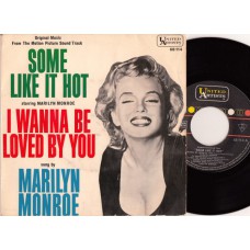 MARILYN MONROE Some Like It Hot EP (United Artists 68114) Germany PS 1959 EP