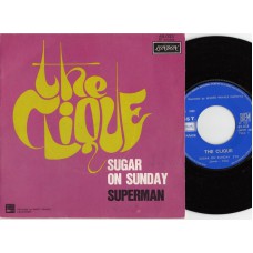 CLIQUE Sugar On Sunday (London) French 1969 PS 45