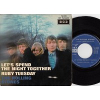 ROLLING STONES Let's Spend The Night Together / Ruby Tuesday (Decca 79005) French PS 45