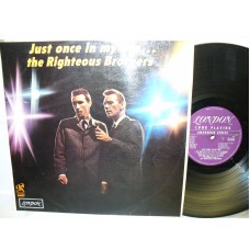 RIGHTEOUS BROTHERS Just Once In My Life (London) UK 1965 Mono LP