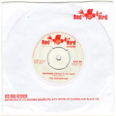 SHANGRI-LAS Remember (Walking In The Sand) / It's Easier To Cry (Red Bird RB10 008) UK 1964 CS 45