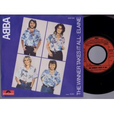 ABBA The Winner Takes It All / Elaine (Polydor 2001981) Germany 1980 PS 45