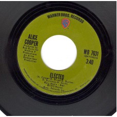 ALICE COOPER Elected / Luney Tune (Warner Bros WB 763) USA 1972 45