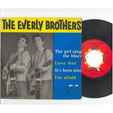 EVERLY BROTHERS The Girl Sang The Blues +3 (Warner Bros) France PS EP