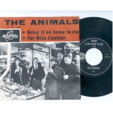 ANIMALS Bring It On Home To Me / For Miss Caulker (Columbia 7539) Holland 1965 PS 45